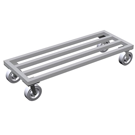 Lockwood Manufacturing 18" x 48" x 9" 1600 lb Capacity Heavy Duty Mobile Dunnage Rack MDR-1848-6